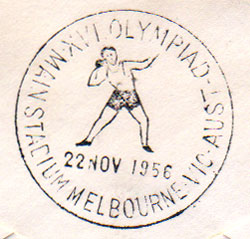 Olympic Torch flight postmark